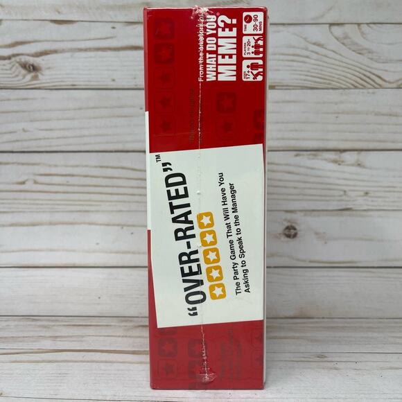 Over Rated Party Card Game by the Creators of What Do You Meme NEW - Picture 6 of 8